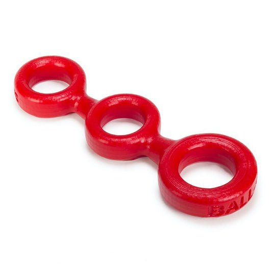 3-Ball Cockring & Ballstretcher - Oxballs Main Image