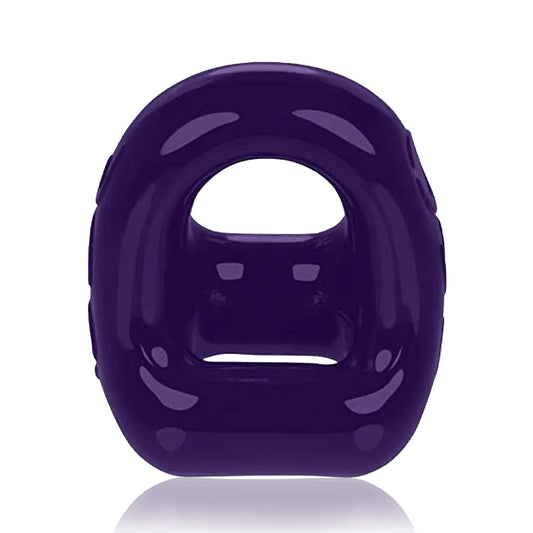 360 Dual Cockring Ballsling (eggplant) - Oxballs Main Image