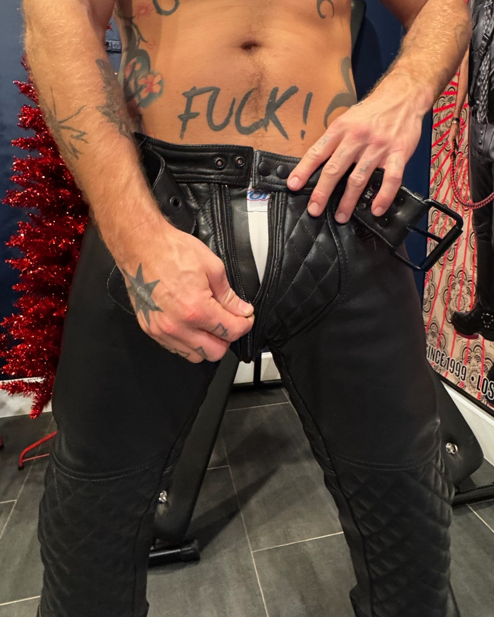 Limited Edition Rough Leather Motorcycle Pants