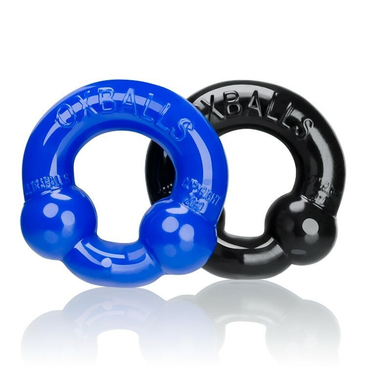 Ultraballs Cockring 2 pack (black & clear) - Oxballs Main Image