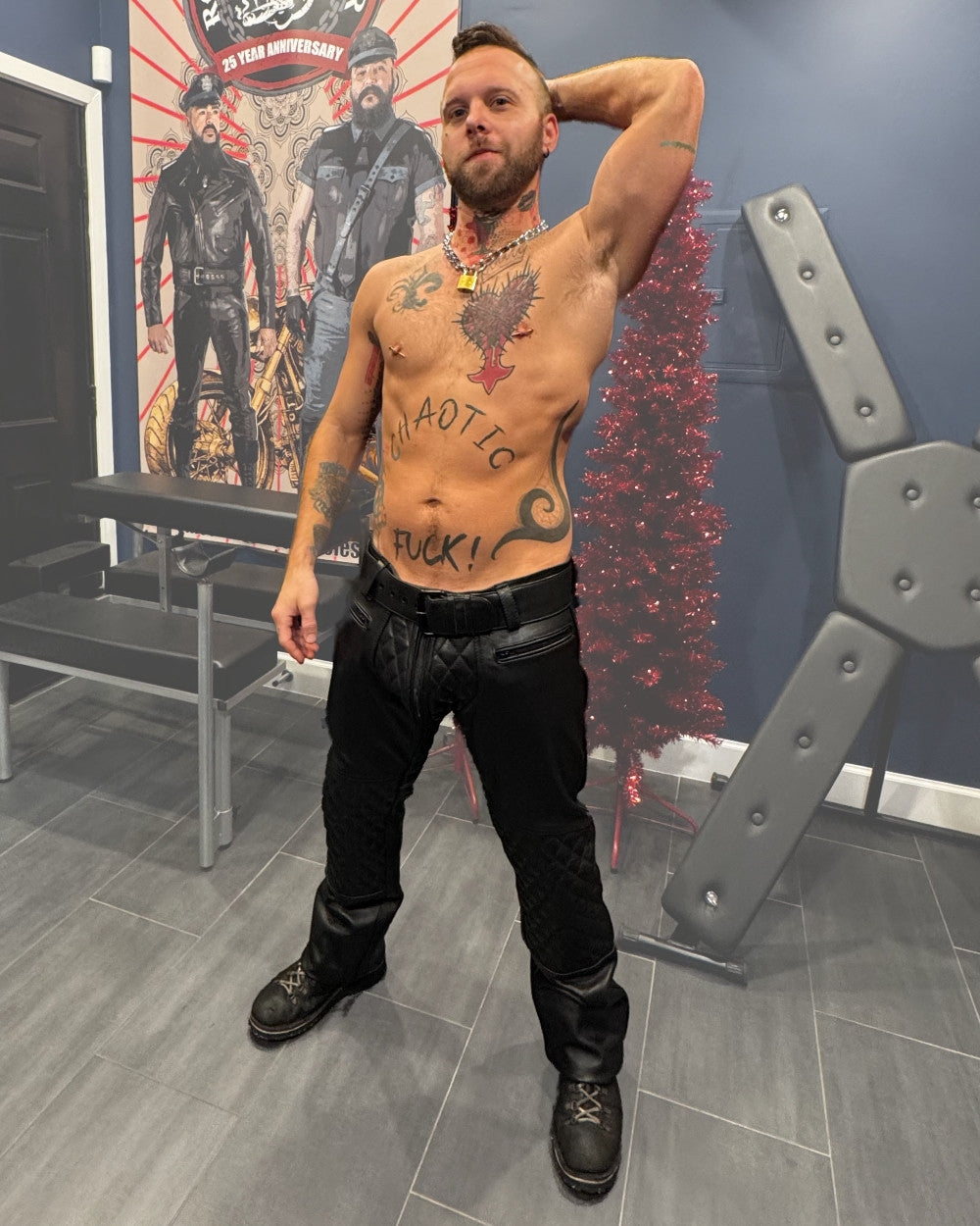 Limited Edition Rough Leather Motorcycle Pants