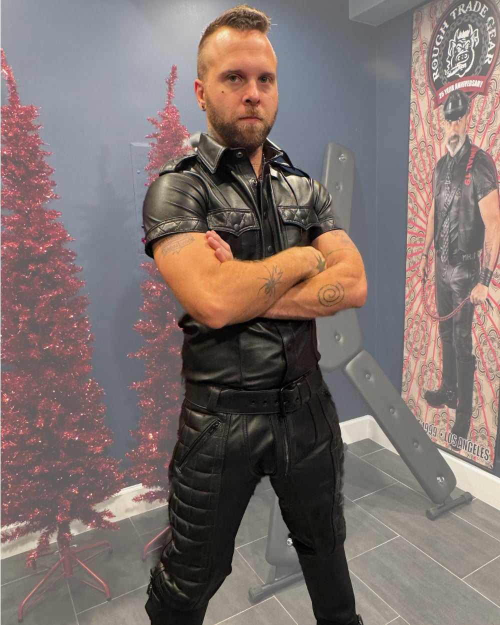 Limited Edition Rough Leather Chopper Pants