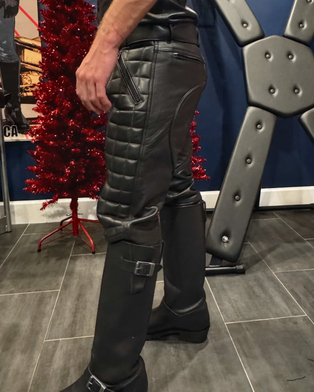 Limited Edition Rough Leather Chopper Pants