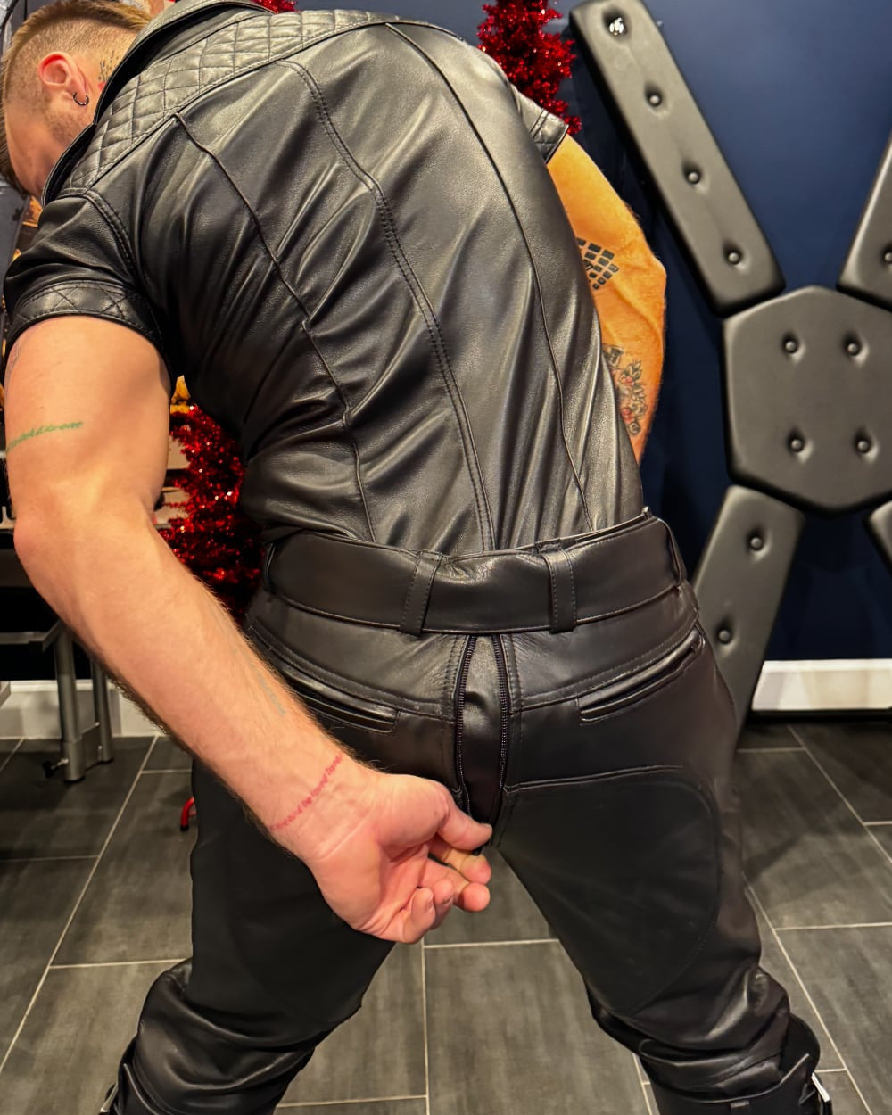 Limited Edition Rough Leather Chopper Pants