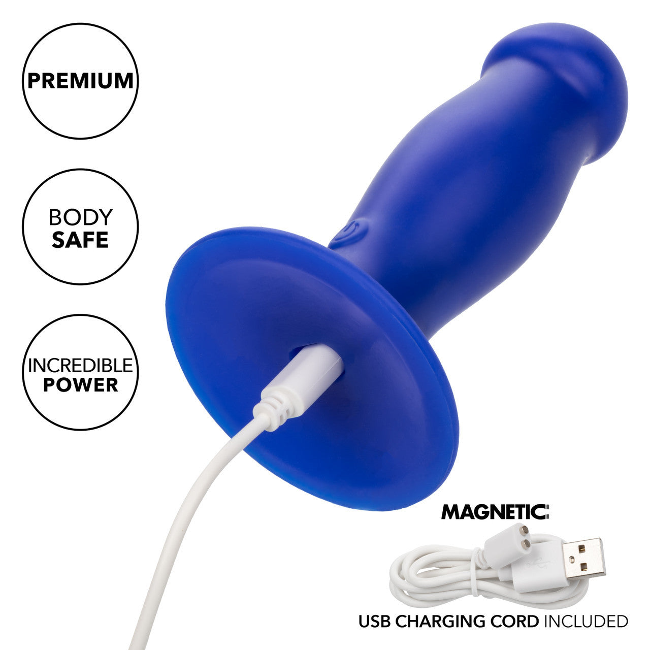 VIBRATING LIQUID SILICONE FIRST MATE PLUG