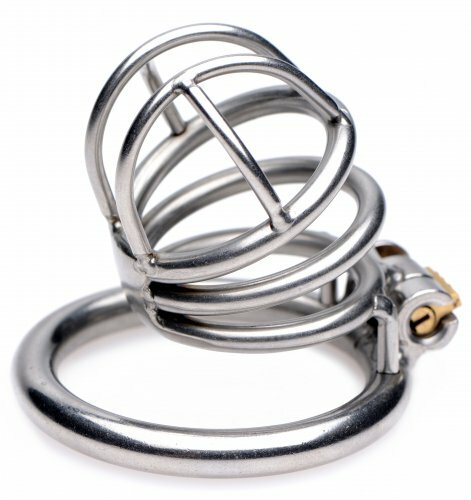 The Pen Deluxe Locking Chastity Cage Main Image