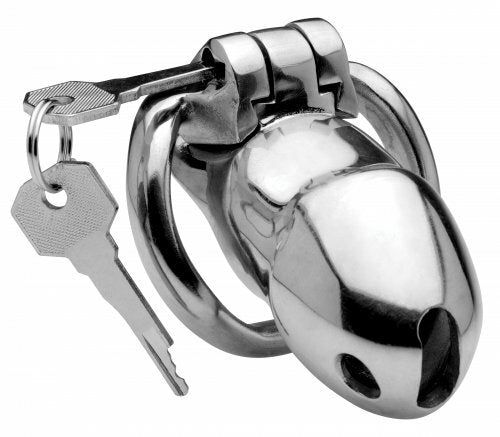 Rikers Steel Locking Chastity Cage Main Image