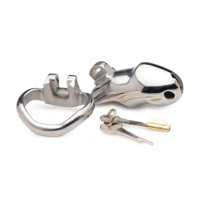 Rikers Steel Locking Chastity Cage