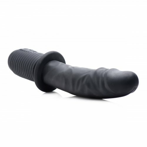 Power Pounder Vibrating and Thrusting Silicone Dildo Main Image