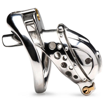 ENTRAPMENT DELUXE LOCKING CHASTITY CAGE