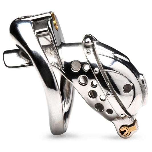 ENTRAPMENT DELUXE LOCKING CHASTITY CAGE