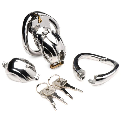 ENTRAPMENT DELUXE LOCKING CHASTITY CAGE