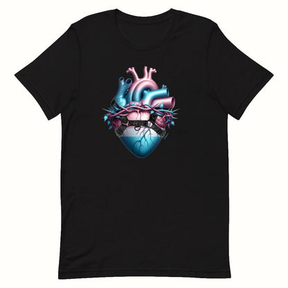 Leather Trans Heart T-Shirt