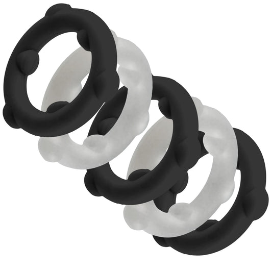 GEARHEADS 5-PACK Cockrings - Oxballs