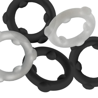 GEARHEADS 5-PACK Cockrings - Oxballs