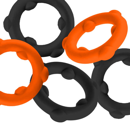 GEARHEADS 5-PACK Cockrings - Oxballs