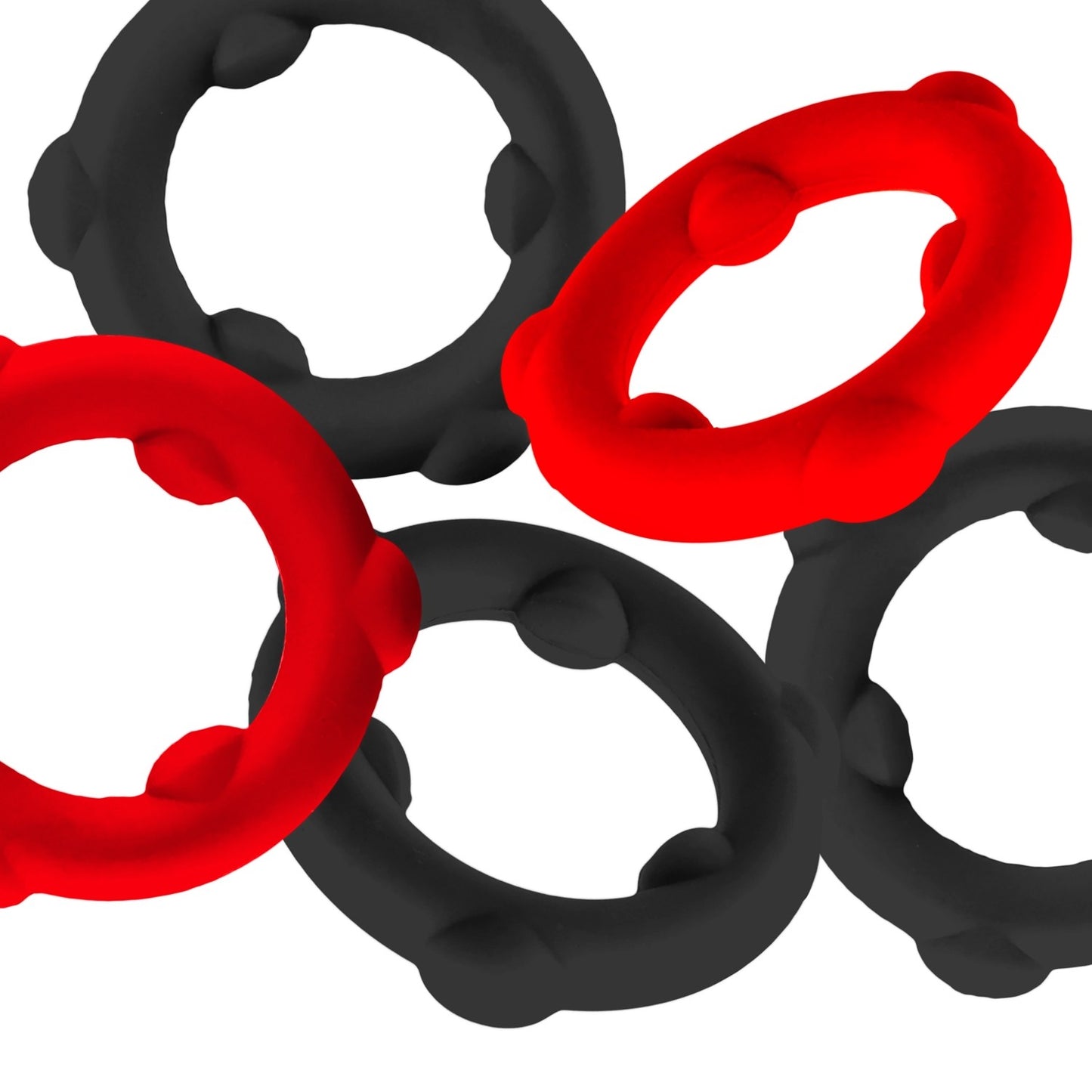 GEARHEADS 5-PACK Cockrings - Oxballs