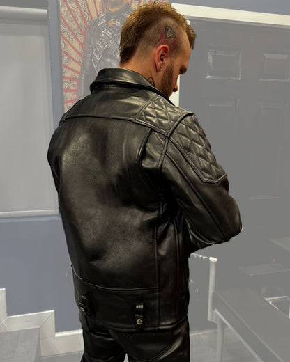 Limited Edition Rough Leather Motorcycle Jacket