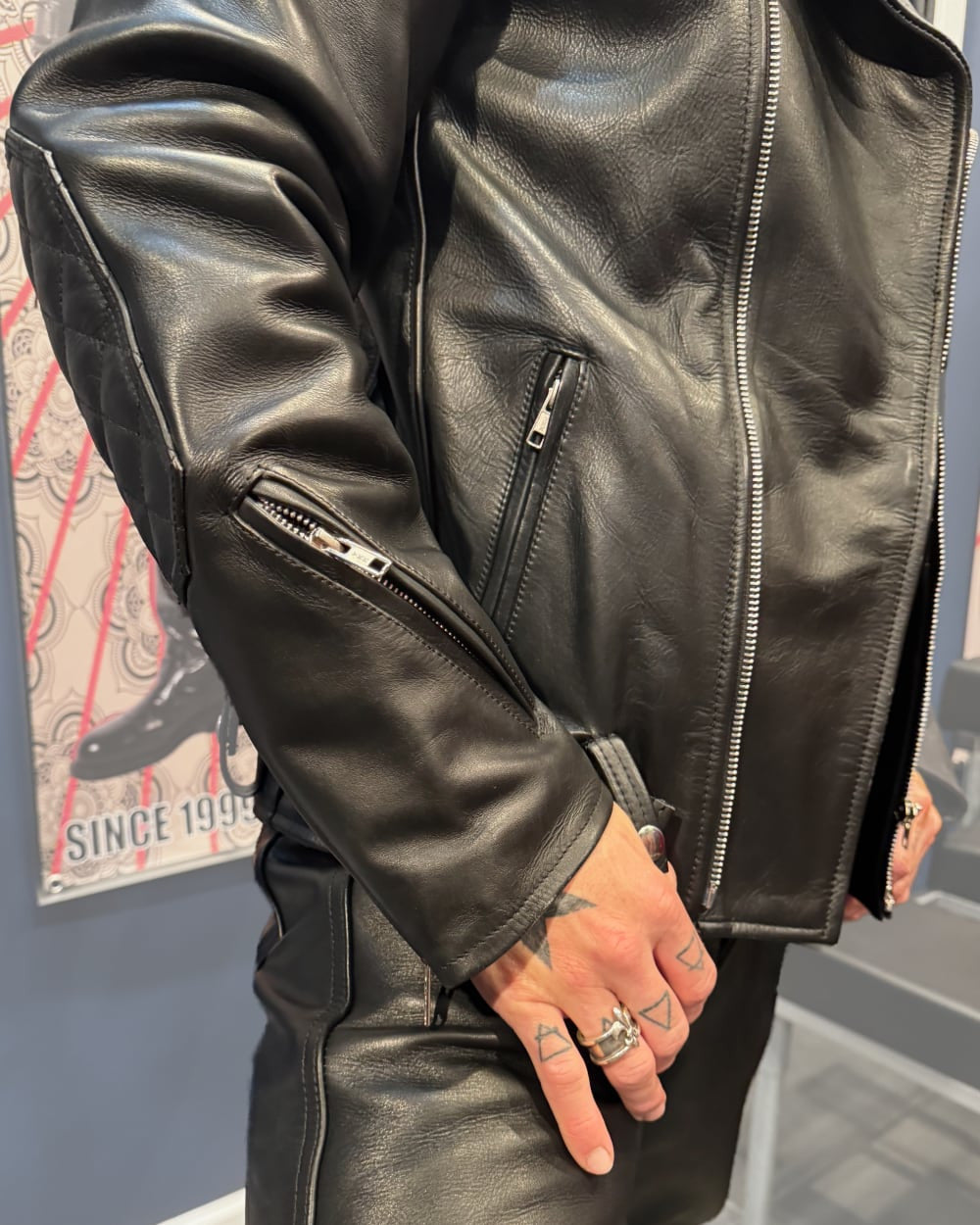 Limited Edition Rough Leather Motorcycle Jacket