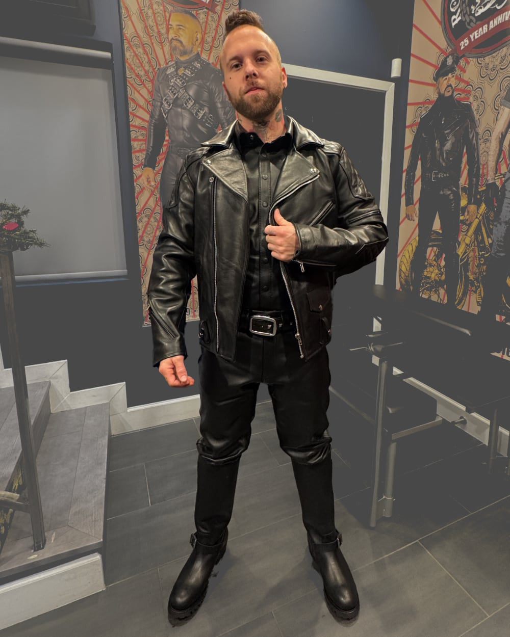 Limited Edition Rough Leather Motorcycle Jacket