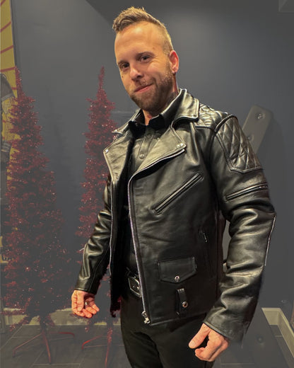 Limited Edition Rough Leather Motorcycle Jacket