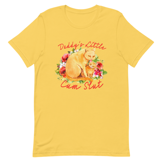 DaddyÕs Cum Slut T-Shirt Main Image.