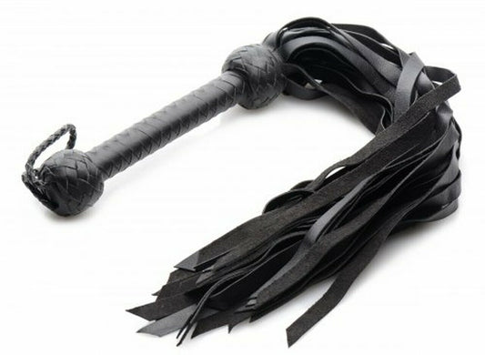 Leather Premium Deerskin Flogger Black Main Image